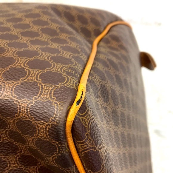 CELINE MACADAME VINTAGE BOSTON/DUFFLE BAG - Picture 6 of 13